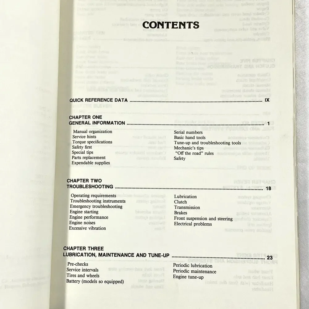 Clymer Honda ATC185 & 200 1980-1985 Service Repair Manual M325 Three Wheeler